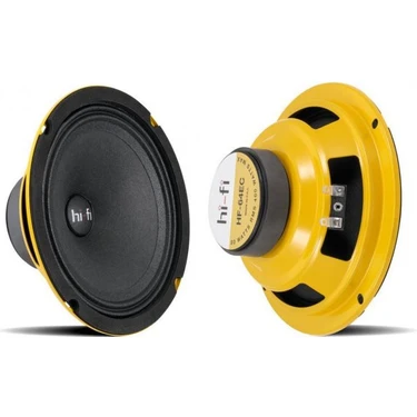 Hi-Fi HF-64BC 16CM 6 400 Watt Max Power+80 Watt Rms Sarı Fiyatı