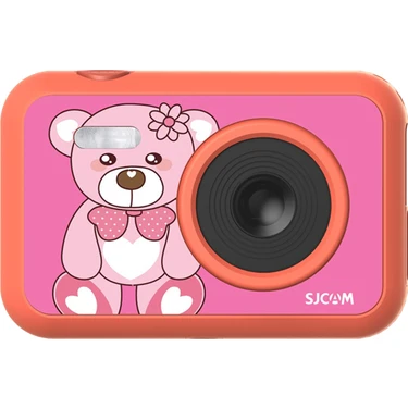 SJCAM FunCam Çocuk Kamerası FullHD 1080p 12MP 2.0” Ekran 650mAh Fotoğraf Makinesi Ayı Desenli