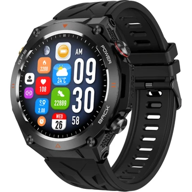 ZCWATCH V1024 GPS Outdoor Tank2, Bt Call, Spor Sağlık, 1 ATM Profesyonel Akıllı