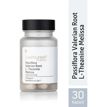 Live Yourself Passiflora Valerian Root L-Theanine Melissa 30