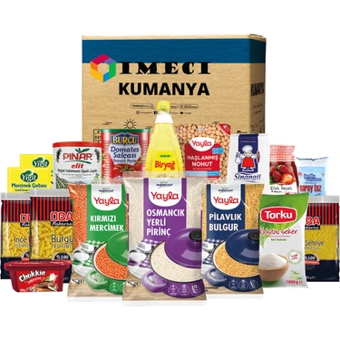 Ramazan Paketi Gıda Kumanya Yardım Erzak Kolisi
