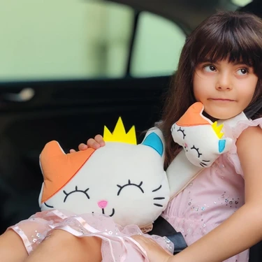 Tosbai Araba Boyun Yastığı ve Emniyet Kemeri Kılıfı Seti - Konforlu ve Güvenli Seyahat