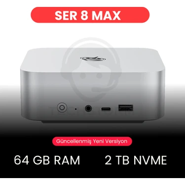 Beelink Ser8  Max Amd Ryzen 7 8845HS 64GB Ddr5 2 Tb Nvme WIN11 Pro Mini