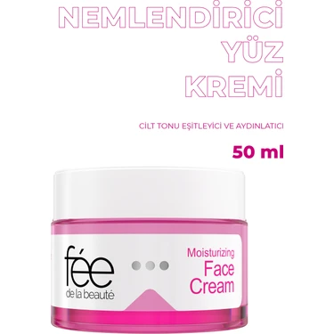 Fee de la Beaute Nemlendirici ve Cilt Tonu Eşitleyici Aydınlatıcı Yüz Kremi 50