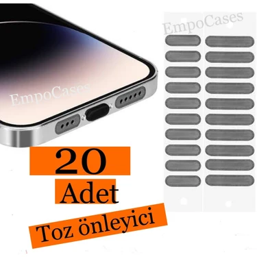 Empo Cases 20 Adet Cep Telefonu ve Tablet Hoparlörü Için Toz Önleyici Sticker, Hoparlör Koruyucu,