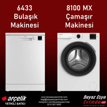 Arçelik Star Plus Paket 2'li Set (6433 Bulaşık/ 8100 mx