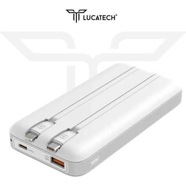 Lucatech Samsung Galaxy A15 / A25 / A35/ A52/ A55 / A72 / A82 Uyumlu Powerbank 45W 13.000 Mah Turbo