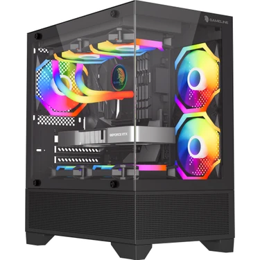 Gameline Armor V3 3x Rgb Fan Temperli Cam USB 3.0 Gaming Bilgisayar