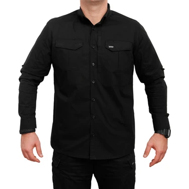 YDS Tactıcal Gömlek -Siyah (Güçlü Ve Esnek Tactical