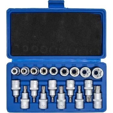 Dorf 1/2 Torx ve İç Dış Torx - E Lokma Seti 19 Parça -