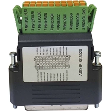 希少 connectersコネクターズ ブラックスタッズ ブレスレットアーカイブ Delta ASD-IF-SC5020 A2-Cn1 20 Pin Klemens I/o Soket / Fiyatı
