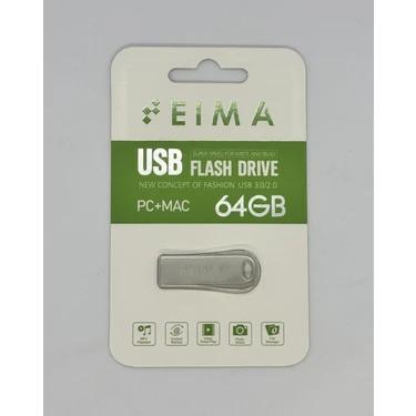 USB Flash Drive 64 GB Super Speed USB 3.0/2.0 Pc+Mac Uyumlu USB