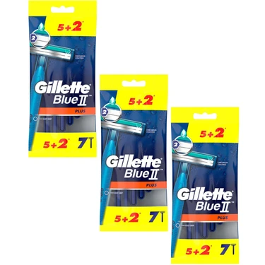 Gillette Blue 2 Plus Tıraş Bıçağı 5 + 2'Li Poşet 3