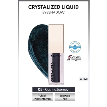 Crystalized Liquid Eyeshadow Likit Metalik Göz Farı - 05 Cosmic