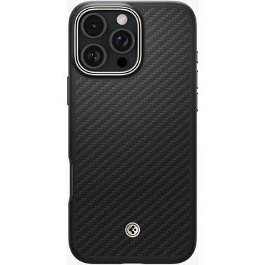 Spigen iPhone 16 Pro Kılıf Enzo Aramid Black Natural -