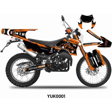 Yuki YK250GY-7 Izci ktm Tasarım Motosiklet Sticker Etiket Fiyatı