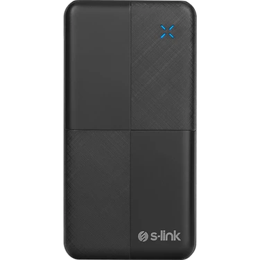 S-Link IP-G12N 10000MAH Micro+Usb+ Type-C Giriş+Çıkış Siyah Taşınabilir Pil Şarj Cihazı