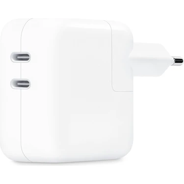 Kral Apple 35 W Çift Usb-C Bağlantı Noktalı Güç Adaptörü