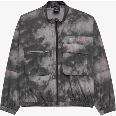 Skechers W Micro Collection Rain Jacket Kadın Siyah Yağmurluk