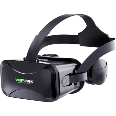 Microcase Vrpark J30 3D Sanal Gerçeklik Gözlüğü 3.5mm Kulaklıklı Uyumluluk ile Modern