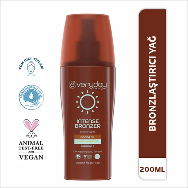 Everyday Beauty Yoğun Bronzlaştırıcı Carotene & Cacao Yağı