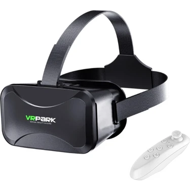 Microcase Vrpark V7 3D Sanal Gerçeklik Gözlüğü Kablosuz Bluetooth Kumanda ile Uyumludur
