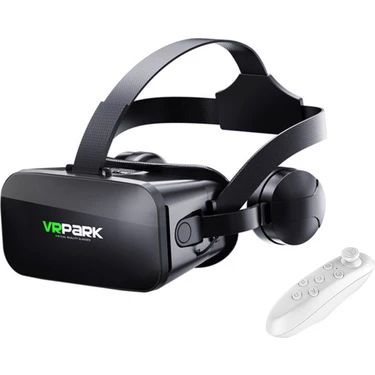 Microcase Vrpark J20 3D Sanal Gerçeklik Gözlüğü Kulaklıklı Bluetooth KUMANDA ile