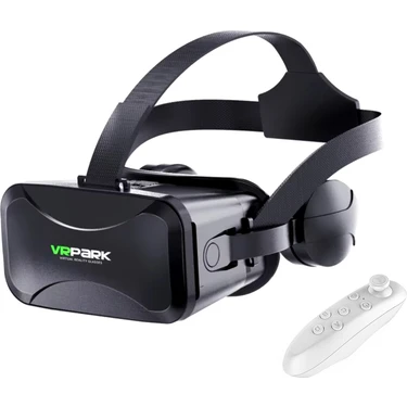 Vrpark J30 3.5mm Kulaklıklı 3D Sanal Gerçeklik Gözlüğü + Vr Kablosuz Bluetooth