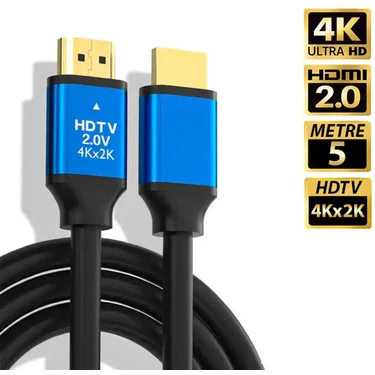 Gold Step 4K Ultra Hd 2.0V Alüminyum Başlık Altın Uçlu Hdmi