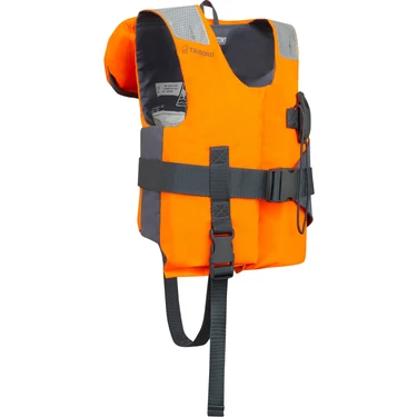 Tribord Çocuk Can Yeleği - 15-40 Kg - Turuncu/Gri - LJ100N
