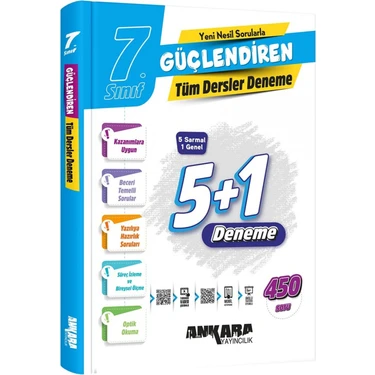 Ankara Yayıncılık 7. Sınıf Güçlendiren Tüm Dersler Deneme