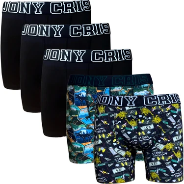 Jony Cris Erkek Boxer 5’li