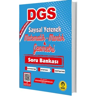 Tasarı Eğitim Yayınları Dgs Performans Sayısal Yetenek Çözümlü Soru