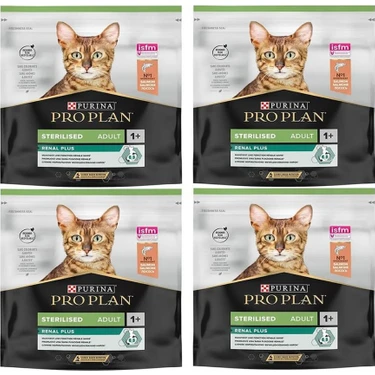 Pro Plan Proplan Premium Kalite Somon Tatlı Kısır Kedi Maması 400 gr x 4 Adet Sterilised