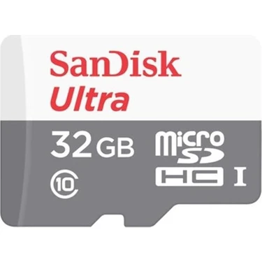 Sandisk 32GB SDSQUNR-032G-GN3MN Ultra Microsdxc 32GB 100MB-S Class 10 Uhs-I Hafıza