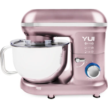 Yui M108 Easy Chef Hamur Yoğurma Makinesi Stand Mikseri Rose