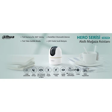 Dahua DH-H2A Hero A1 360° WI-FI Gece Görüşlü Akıllı Güvenlik