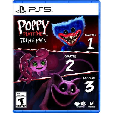 Maximum Poppy Playtime Triple Pack Ps5 Playstation 5 Orjinal