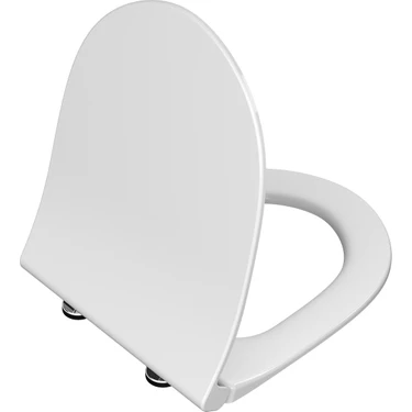 VitrA Sento 120-003-009 İnce Klozet Kapağı, Yavaş Kapanır,