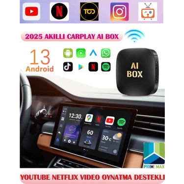 Carplay Akıllı Multimedya Kutusu Android 13 16GB 10 inç Fiyatı