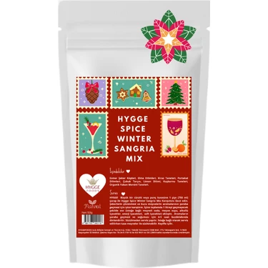 Hygge Foods Yılbaşı Seti 50 g Spice Winter Sangria Mix Doğal Aroma ile Pratik
