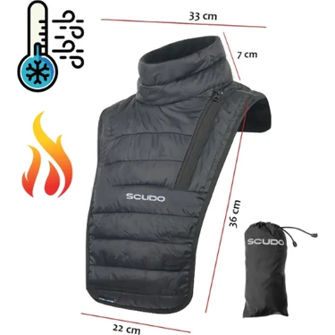 Scudo Windy Soğuk ve Rüzgar Geçirmez Motosiklet