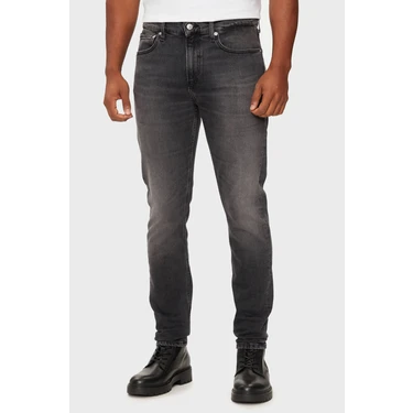 Calvin Klein Streç Pamuklu Skinny Fit Normal Bel Dar Paça Jeans J30J3263601BY Erkek Kot Pantolon