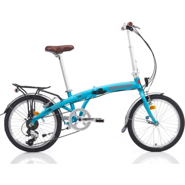 Broster Easyride Katlanır Bisiklet - Blue Matt, 20", Alüminyum Kadro, 8 Vites,