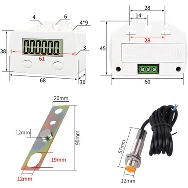 Motorobit Zx-6dk 6 Haneli Manyetik Sensörlü Dijital Sayıcı Fiyatı