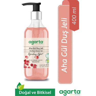 Agarta Doğal Aha Gül Duş Jeli 400