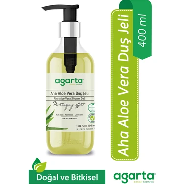 Agarta Doğal Aha Aloe Vera Duş Jeli 400