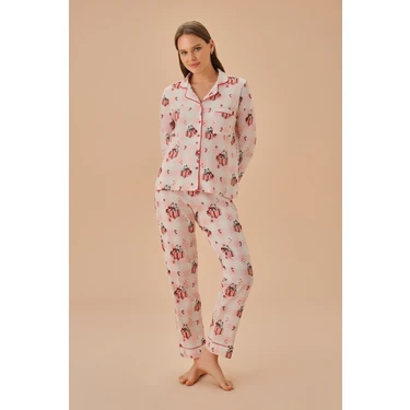 Suwen Catmass Maskülen Pijama