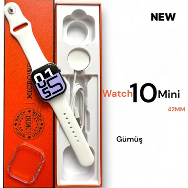 Microwear WATCH10 Mini 1.52 Inç Amoled Ekran 42MM Akıllı Saat