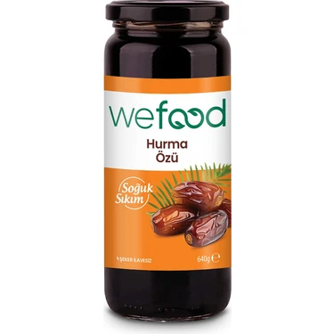 Wefood Hurma Özü 640 gr (Soğuk Sıkım)